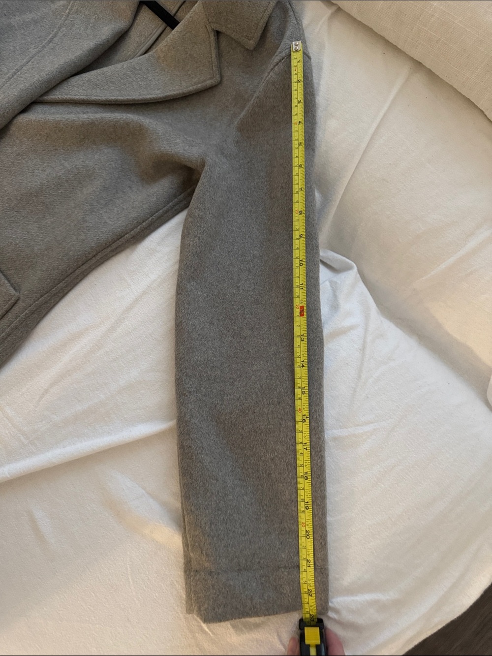 Grey Open-Front Coat Cardigan - Picture 5 of 7